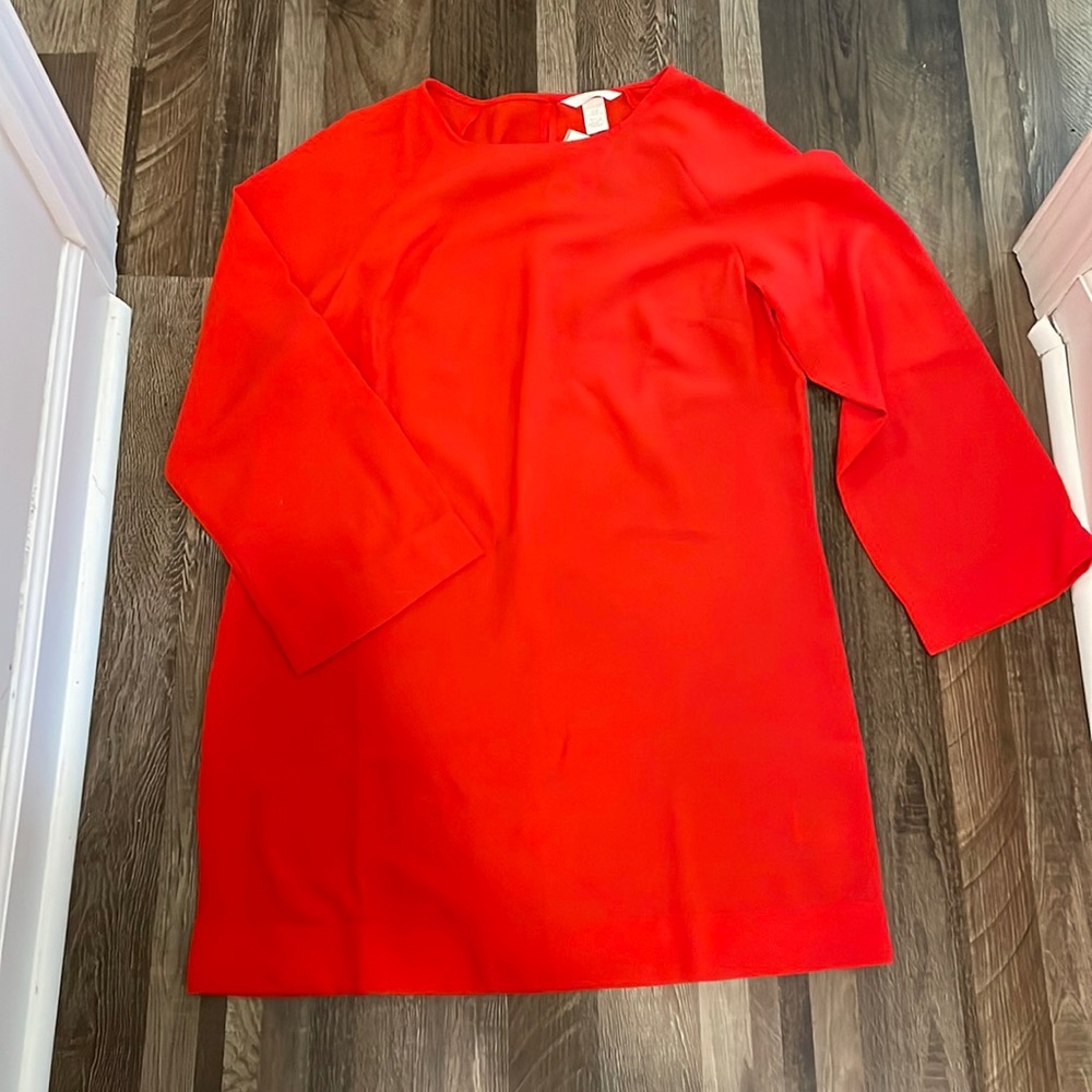 Red-orange dress